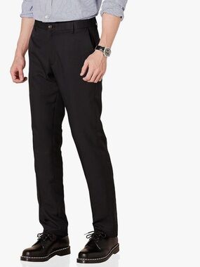 Amazon Essentials Men's Slim Fit Dress Pant. Black. Size 34x31 new